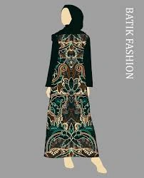 Gamis Batik Modern