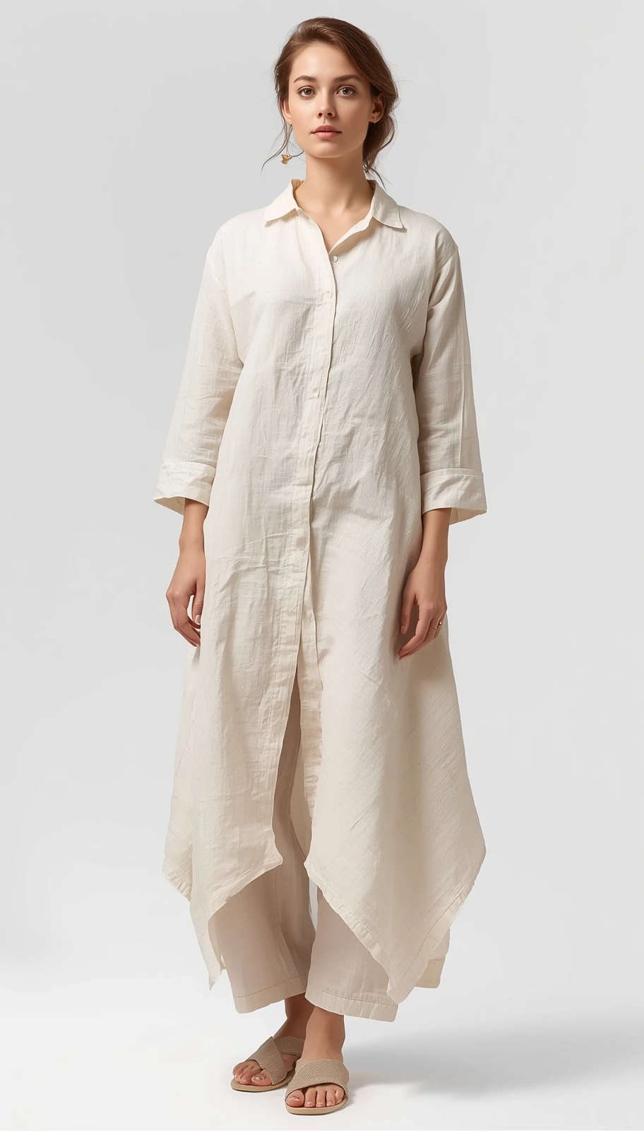 Gamis Linen Casual Everyday